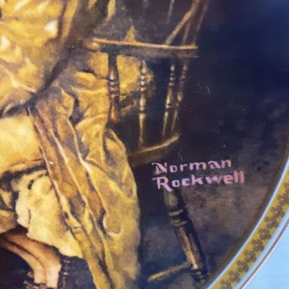 NORMAN ROCKWELL “Confiding in the Den” Rediscovered Women * plate # 12643L‎ - Picture 2 of 11